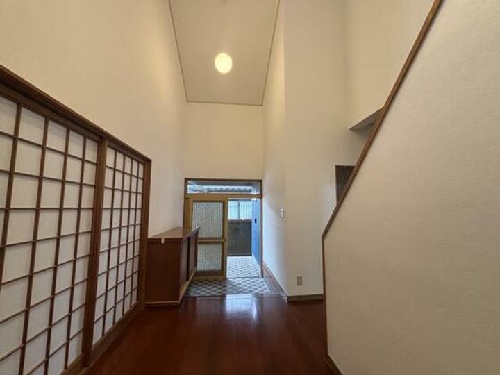 熊本県熊本市北区鶴羽田町(一戸建)の賃貸物件の玄関