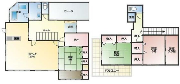 熊本県熊本市北区鶴羽田町(一戸建)の賃貸物件の間取り