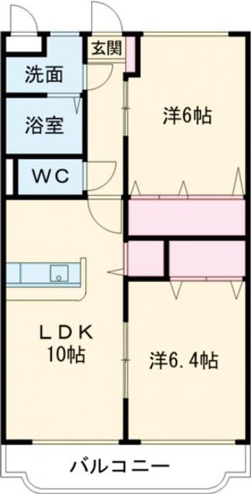 茨城県結城市新福寺5(マンション)の賃貸物件の間取り