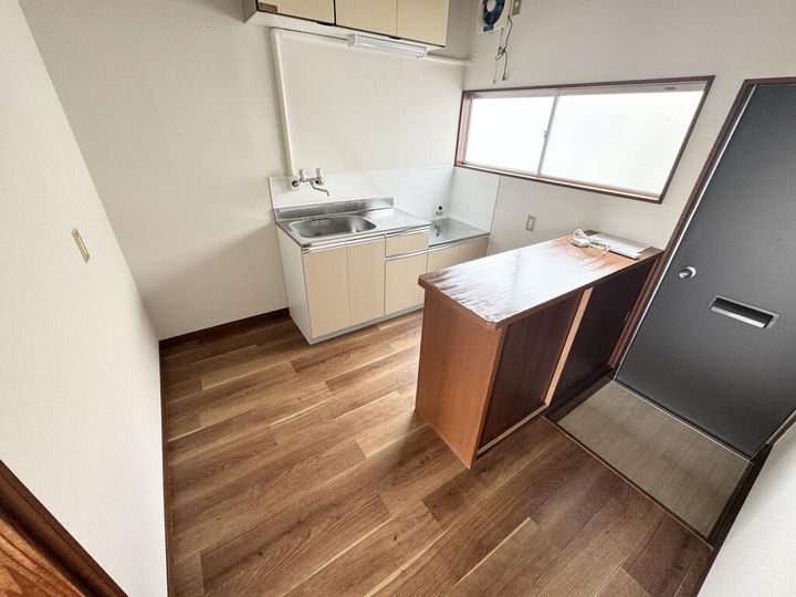 福島県郡山市富田町字大徳南(アパート)の賃貸物件のキッチン