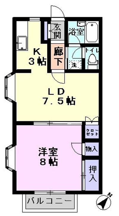 ステップ元山の間取り