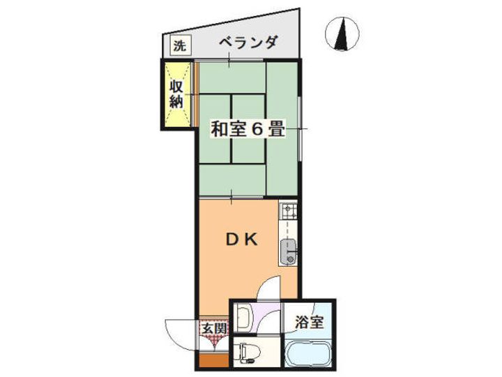 メゾン伊豆富士の間取り