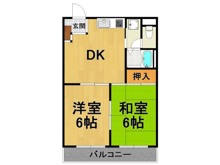 K・Iマンションの間取り