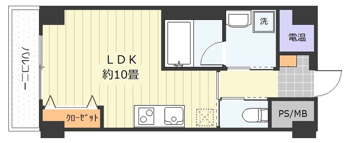 ベルトゥール東口の間取り