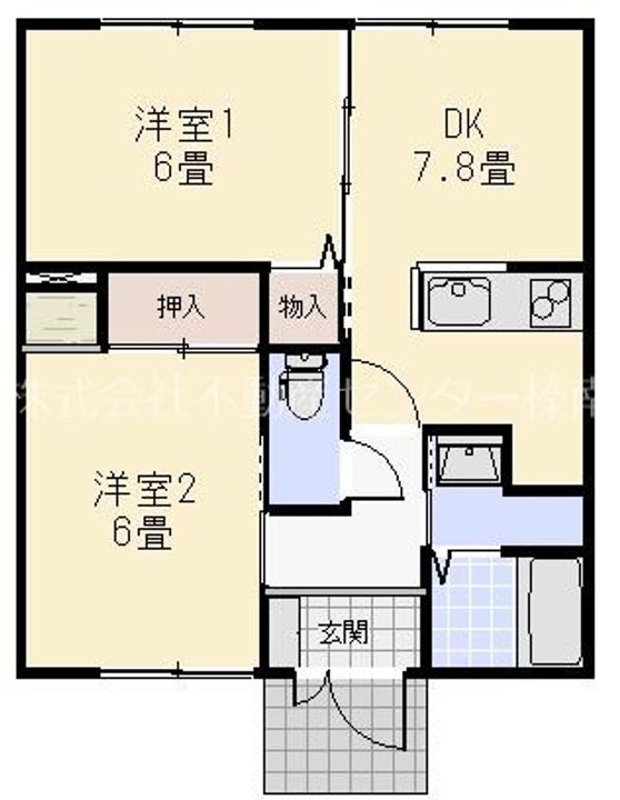 アルテール神戸辻の間取り
