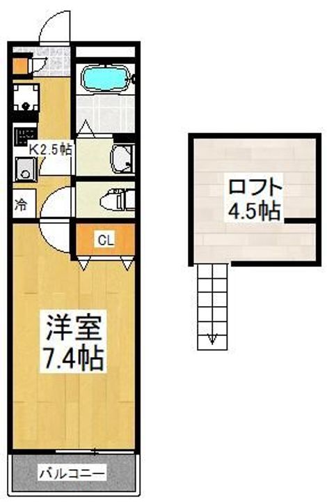東京都練馬区東大泉6(アパート)の賃貸物件の間取り