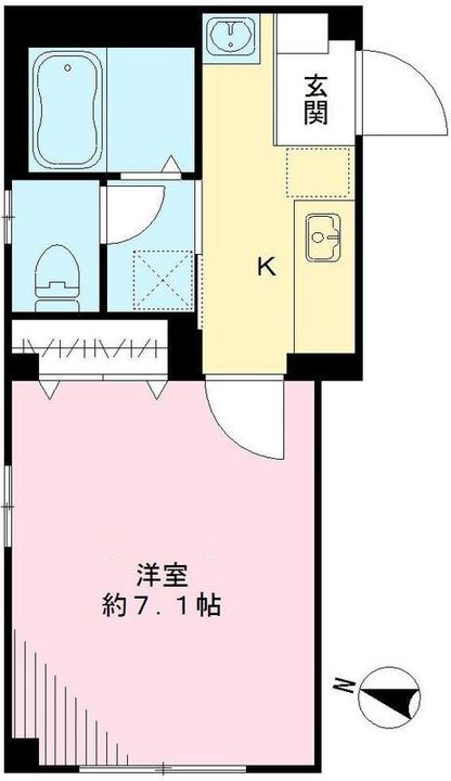 東京都豊島区要町3(マンション)の賃貸物件の間取り