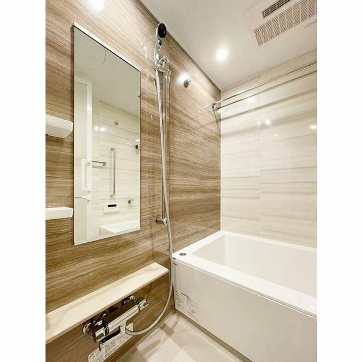 東京都新宿区若松町(マンション)の賃貸物件の風呂