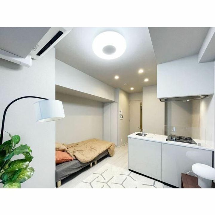 東京都新宿区若松町(マンション)の賃貸物件の居間