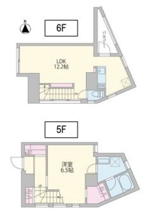 クーカイ・テラス恵比寿の間取り