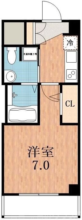 ラシーヌ天王寺町南の間取り