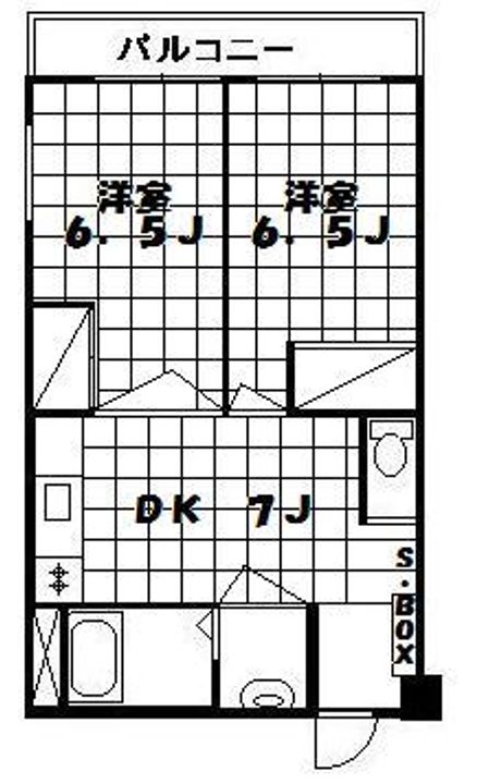 第6浜野ビルの間取り