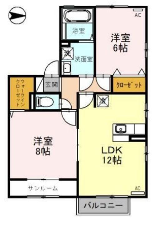 カーロリザイアIIの間取り