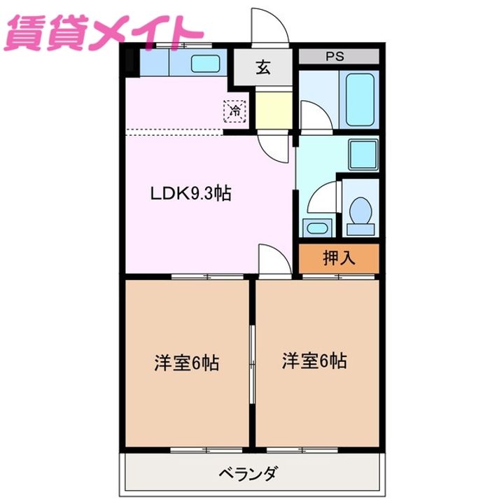 ストリートアートの間取り