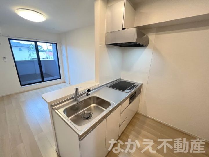 徳島県小松島市大林町字金岡(アパート)の賃貸物件のキッチン