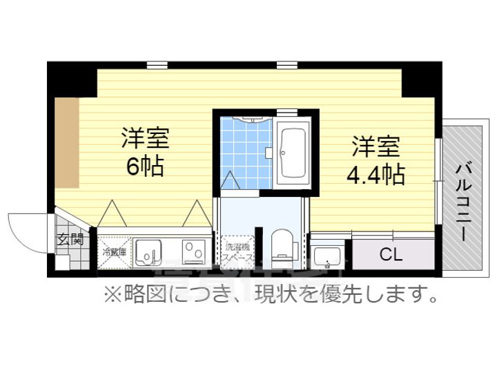 愛知県名古屋市千種区姫池通3(マンション)の賃貸物件の間取り