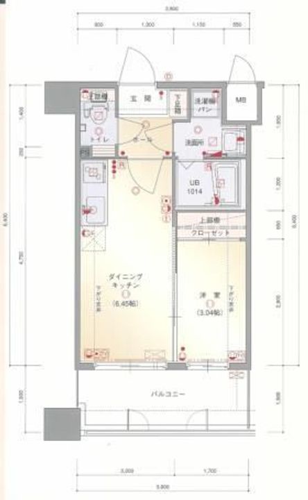 グランフォーレ箱崎ステーションプラザの間取り