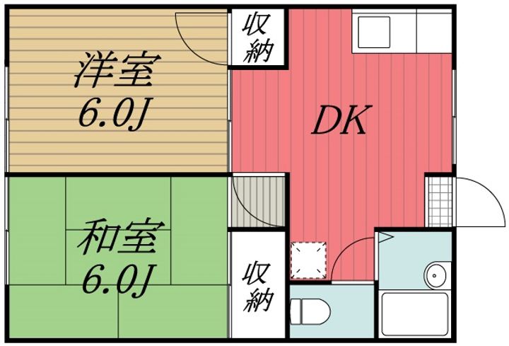 レピュート100 6の間取り