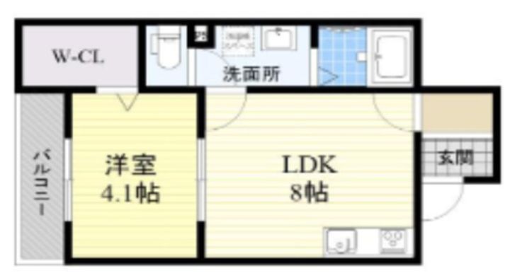 ALEGRIA金岡の間取り
