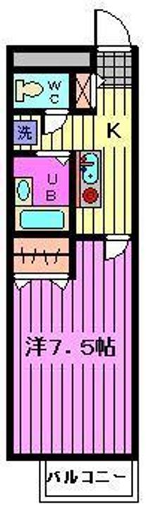 埼玉県さいたま市南区鹿手袋3(アパート)の賃貸物件の間取り