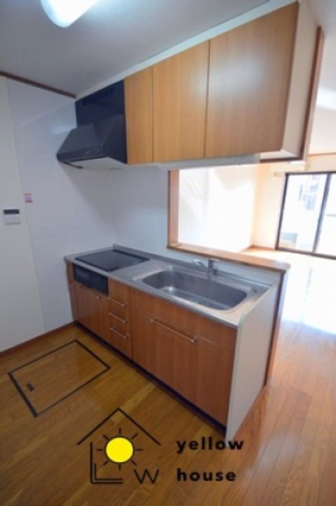 岡山県岡山市北区西長瀬(マンション)の賃貸物件のキッチン