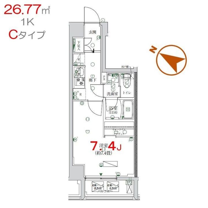 墨田区押上3丁目PJの間取り