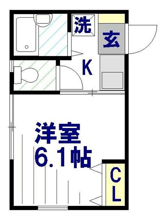 神奈川県川崎市多摩区西生田5(アパート)の賃貸物件の間取り