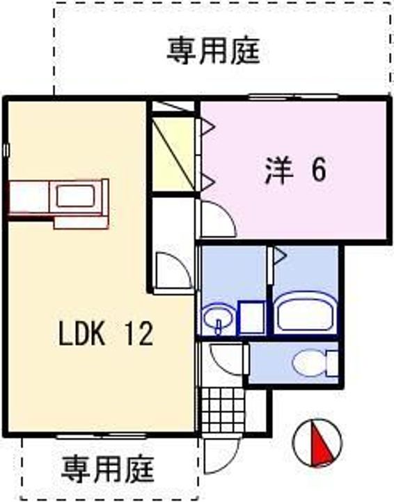 ハイツ大黒の間取り