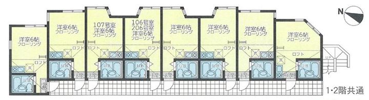 ユナイト衣笠ジョルジェットの間取り