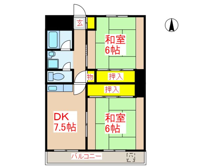 第3久保ビルの間取り