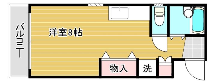 宇品神田ハイツの間取り