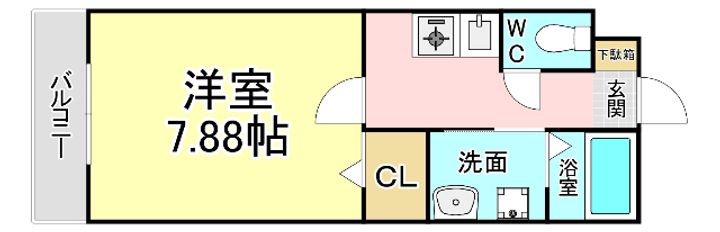 アグリード安部山の間取り