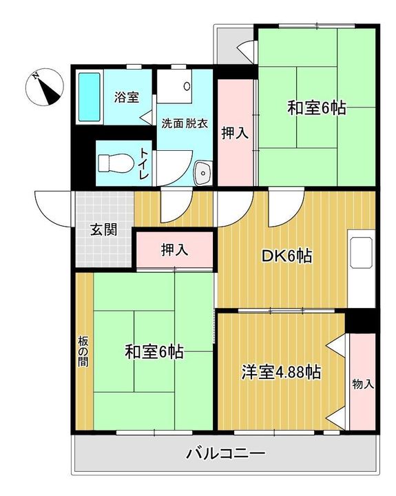 小林ハイツの間取り