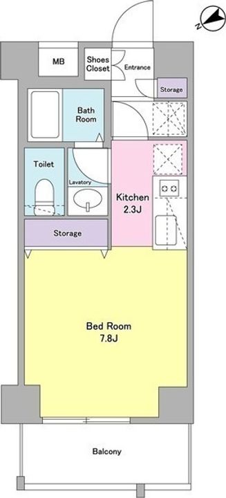 スタイリオ下丸子の間取り