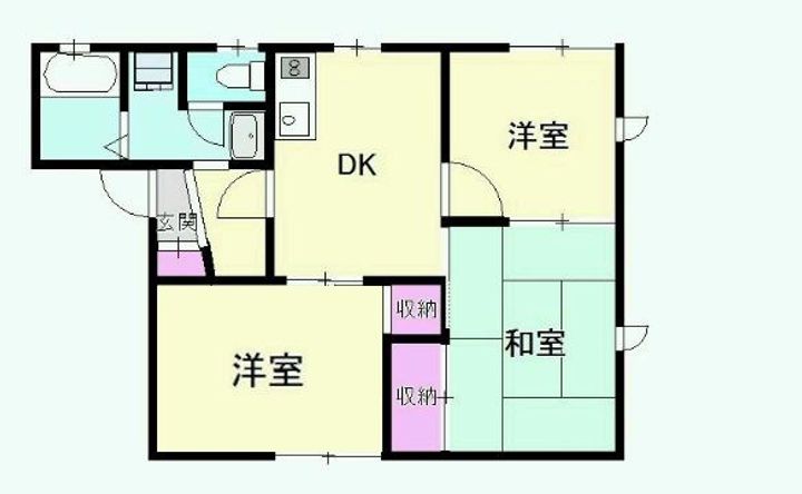 東京都青梅市新町2(アパート)の賃貸物件の間取り
