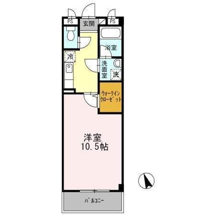 広島県呉市広古新開7(マンション)の賃貸物件の間取り