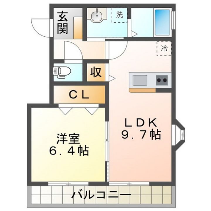 メゾン・ド・岸田の間取り