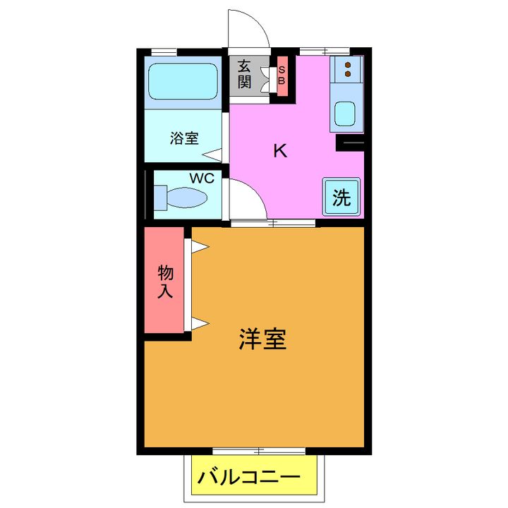 シティハイム ガーデニアの間取り