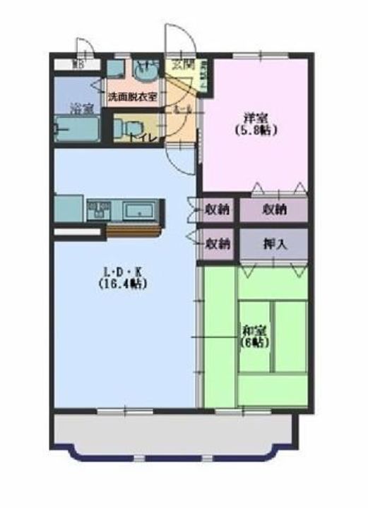 レピエスヌーヴの間取り