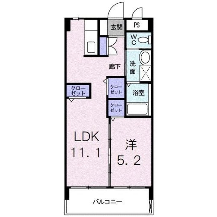 エレガンテ みよしの間取り