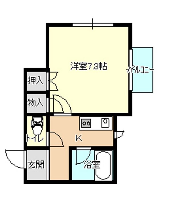 新潟県新潟市東区山木戸4(アパート)の賃貸物件の間取り