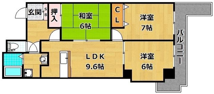 ベルク御殿山(旧メゾン東洋)の間取り