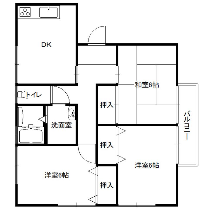ソニア小立の間取り