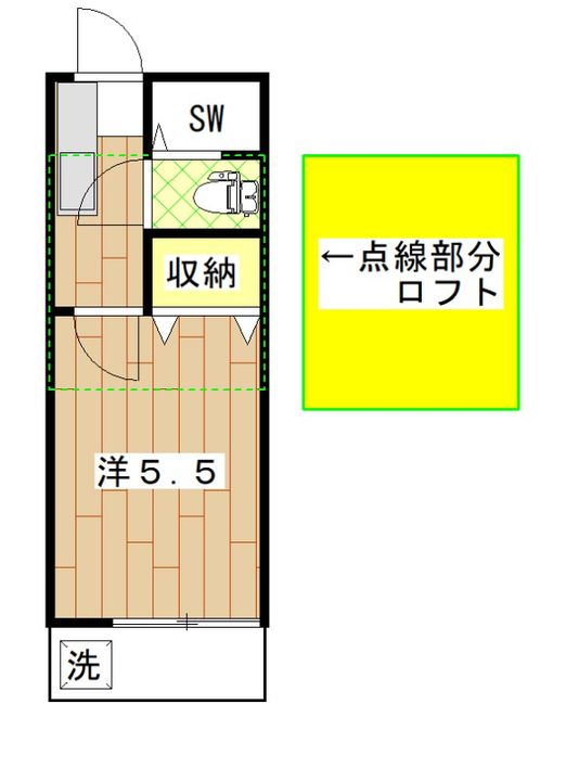 クレスト清水町の間取り
