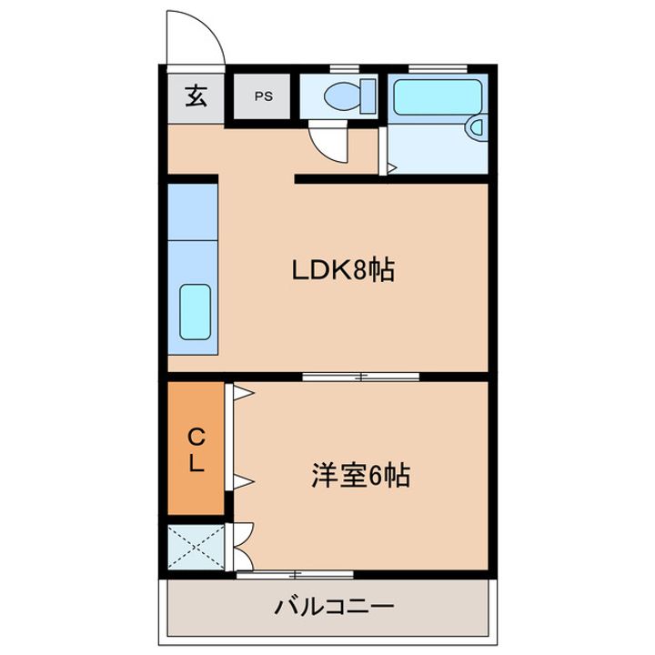 コーポ林の間取り