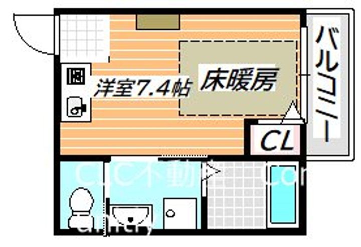 千葉県浦安市北栄1(アパート)の賃貸物件の間取り