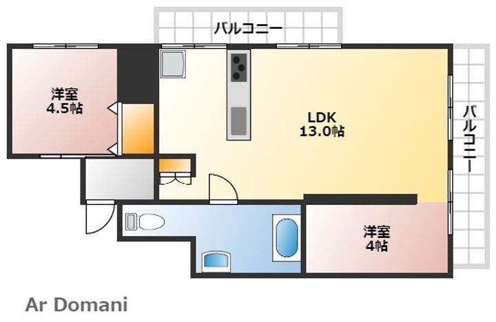 ブリックハイツの間取り