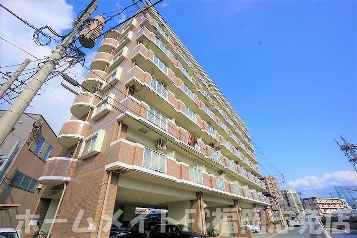 福岡県福岡市東区二又瀬新町の賃貸マンションの地図