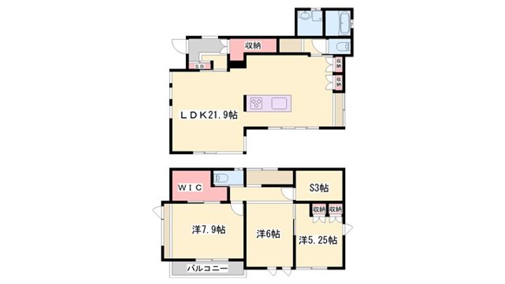 兵庫県姫路市香寺町溝口(一戸建)の賃貸物件の間取り