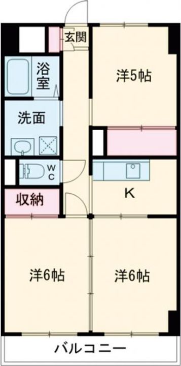 グローバル錦の間取り
